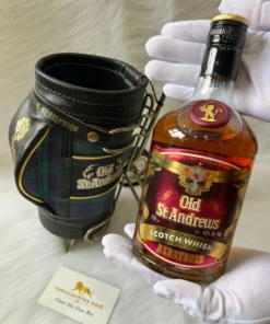 Rượu Và Xe Đẩy Túi Golf Màu Đen (5)