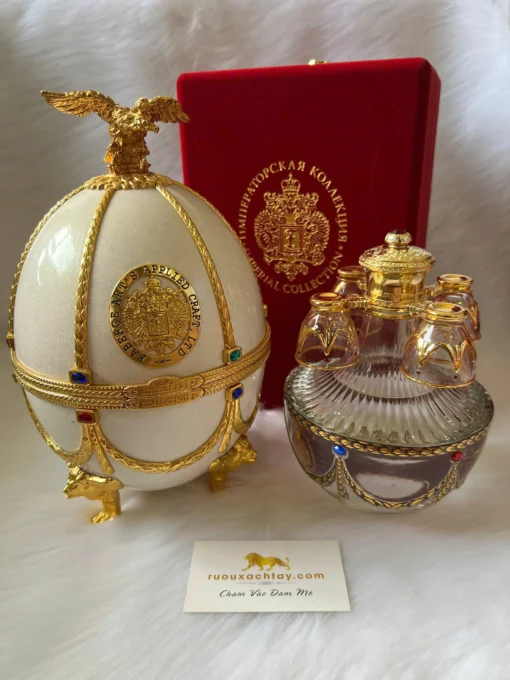 Rượu Vodka Imperial Collection Faberge Pearl White (2)
