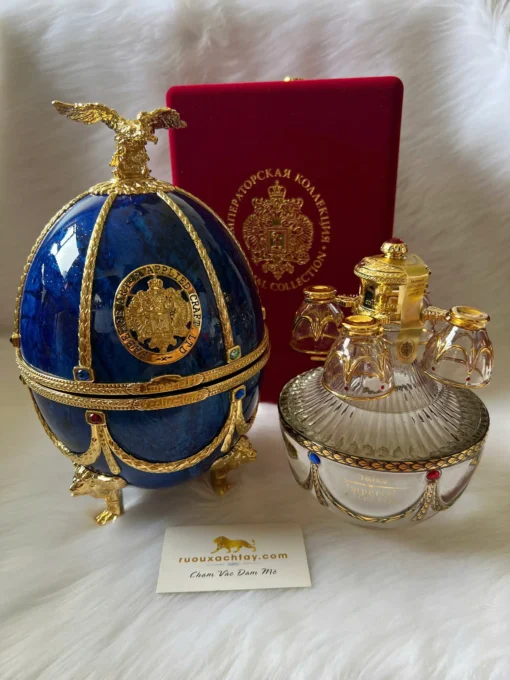 Rượu Vodka Nga Imperial Collection Faberge Saphire (1)