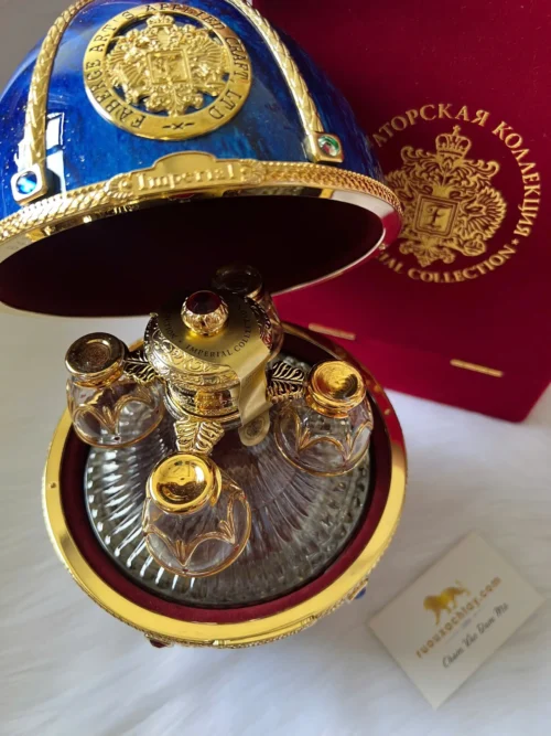 Rượu Vodka Nga Imperial Collection Faberge Saphire (2)