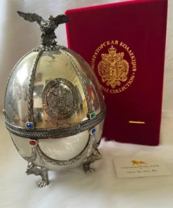 Rượu Vodka Nga Ladoga Imperial Collection Faberge Silver (1)