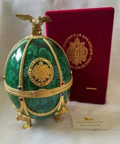 Rượu Vodka Trứng Ladoga Imperial Collection Faberge Emerald (1)