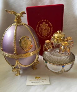 Rượu Vodka Trứng Sa Hoàng Imperial Collection Faberge Purple (1)