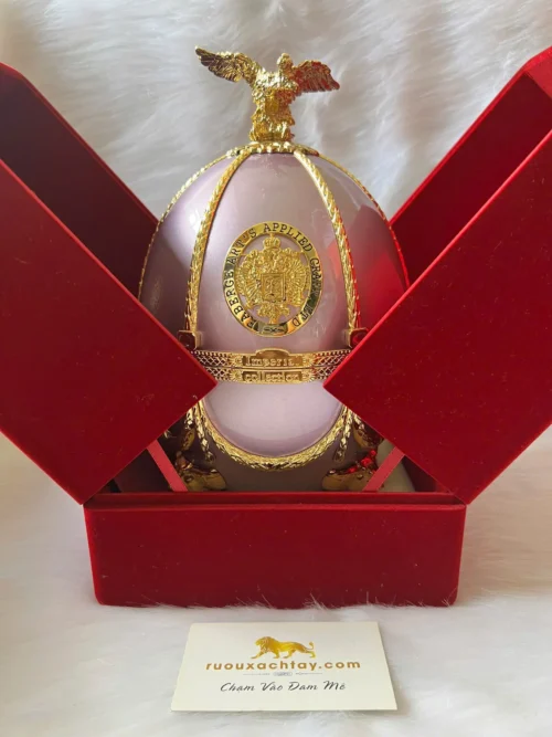 Rượu Vodka Trứng Sa Hoàng Imperial Collection Faberge Purple (4)