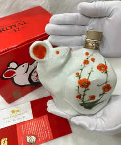 Suntory 12 Year Zodiac White Rat Bottle Whisky 2008 (1)