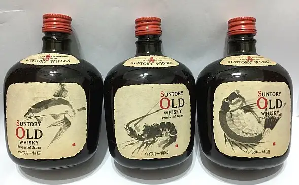 Suntory Old Whisky Sea Bream Label 10 Suntory Old Whisky Sea Bream Label