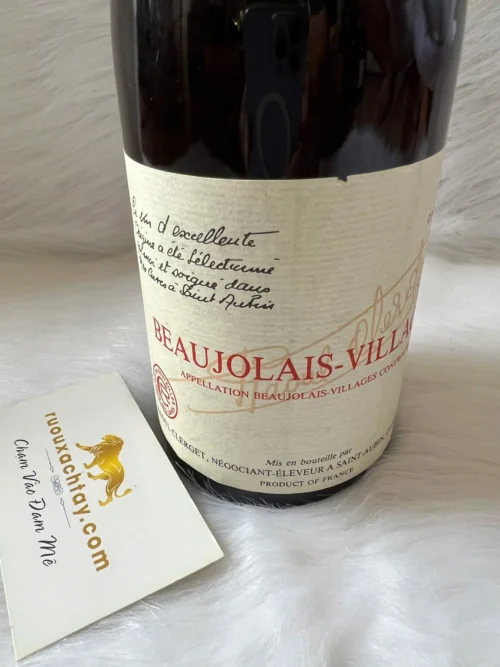 1989 Beaujolais Villages Raoul Clerget AC (3)