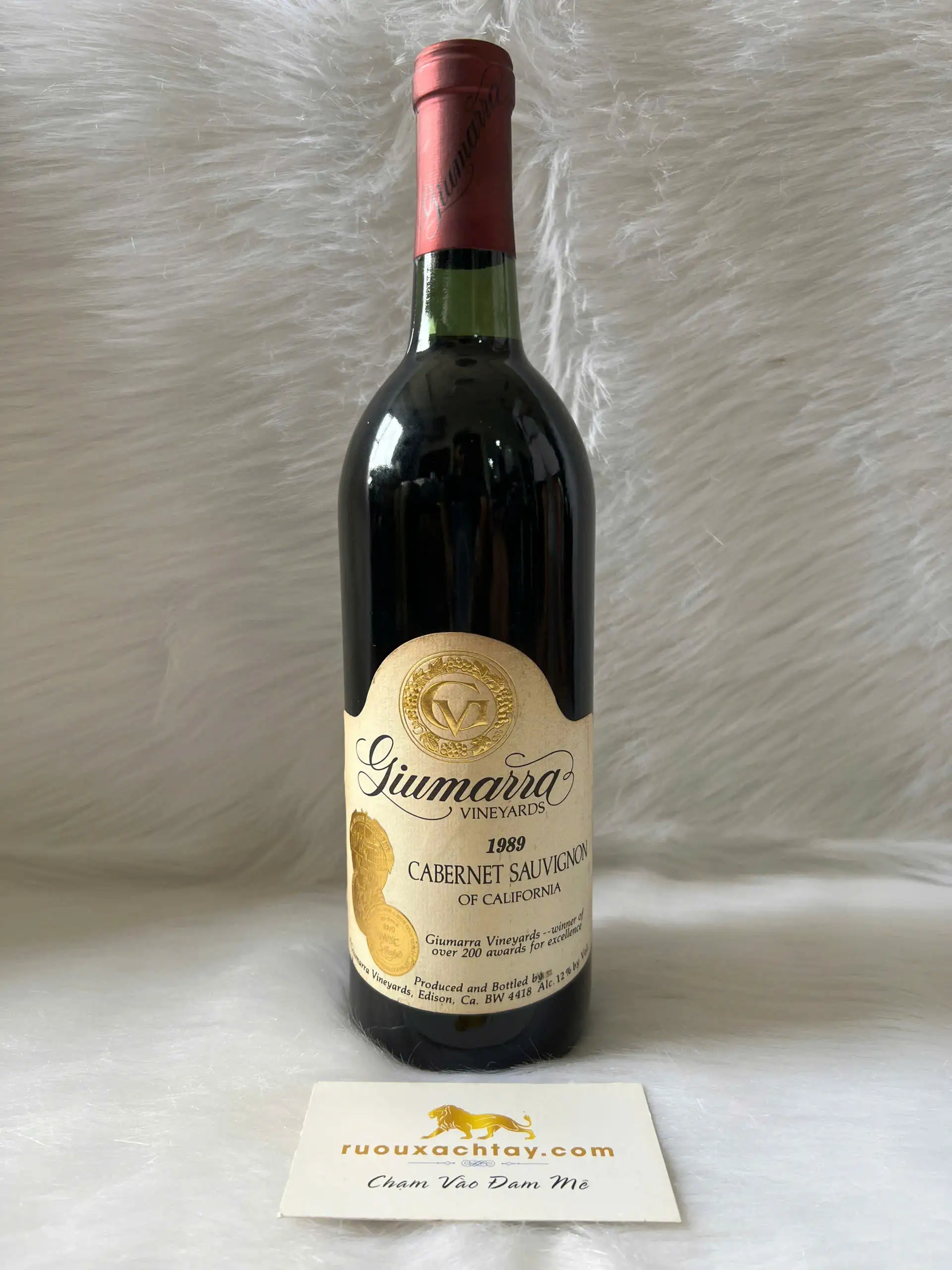 1989 Giumarra Cabernet Sauvignon Of California 2 1989 Giumarra Cabernet Sauvignon Of California (2)