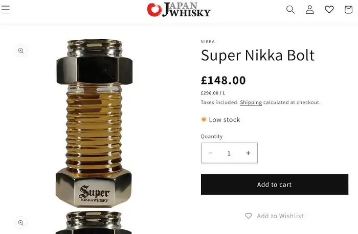 Giá rượu Super Nikka Whisky Bolt Bottle - jwhisky