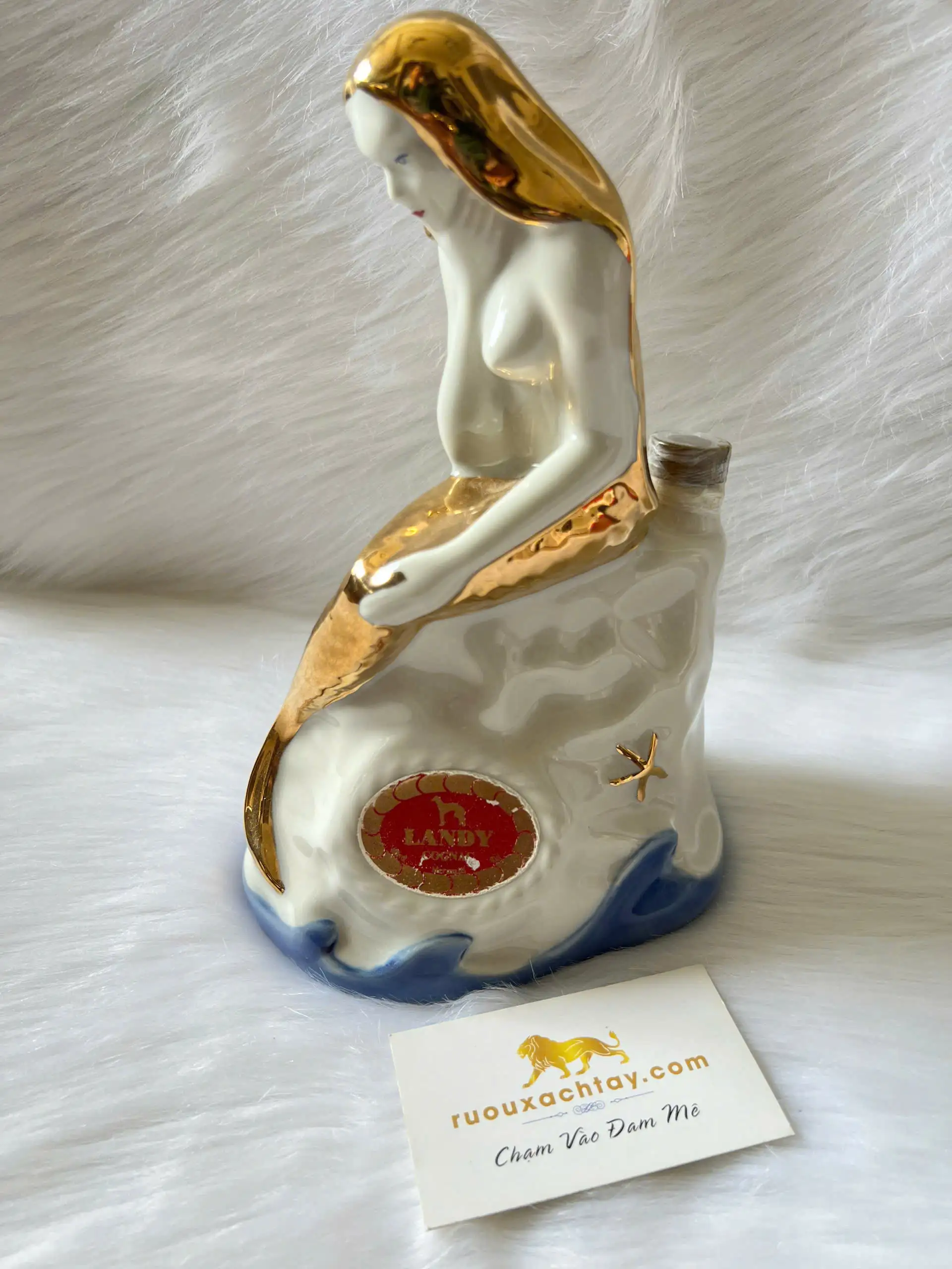Landy Mermaid Porcelain Cognac 2 Landy Mermaid Porcelain Cognac (1)