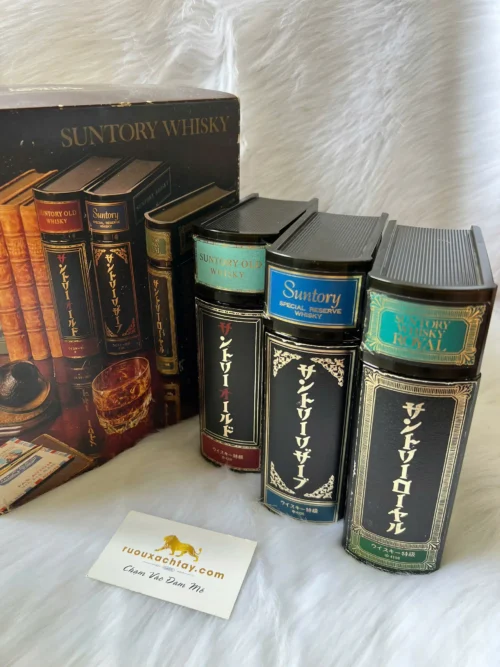 Suntory Special Reserve Ceramic Book Set Of 3 (6)
