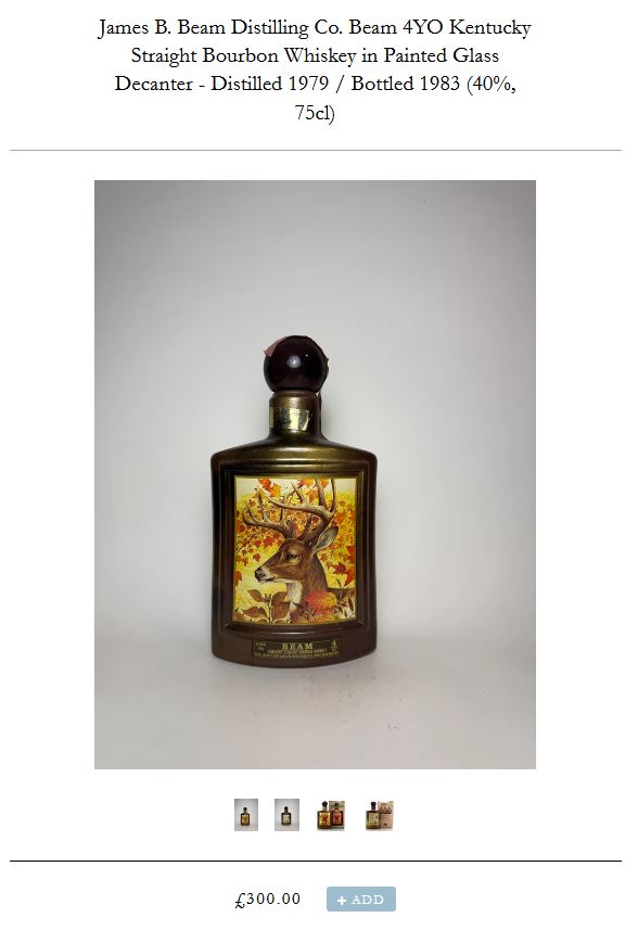 Giá rượu quốc tế Jim Beams Collector's Volume XIV White Tail Deer