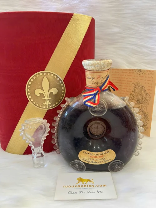 1960s Remy Martin Louis XIII Cognac Grande Champagne Baccarat Decanter Rarest Reserve (4)