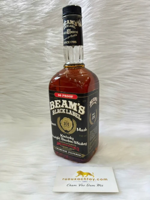 Beams Black Label Sour Mash Kentucky Straight Bourbon Whiskey 101 Months (2)