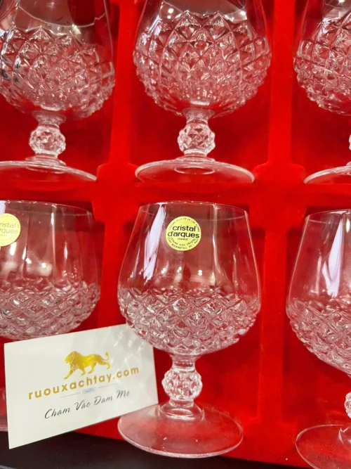 Bộ 6 Ly Uống Rượu Brandy Cristal d'Arques Chenonceaux (3)