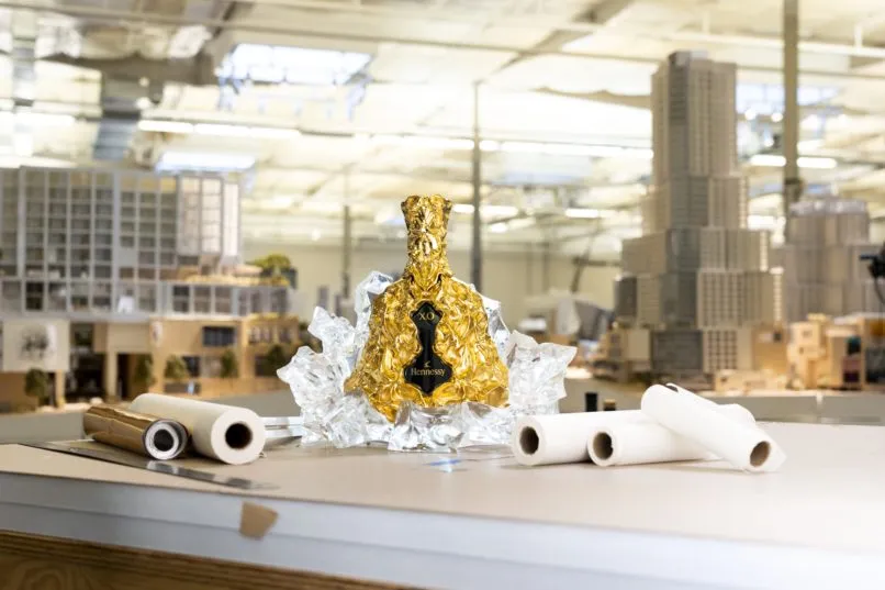 Chai Hennessy X.O giống như thiết kế một tòa nhà