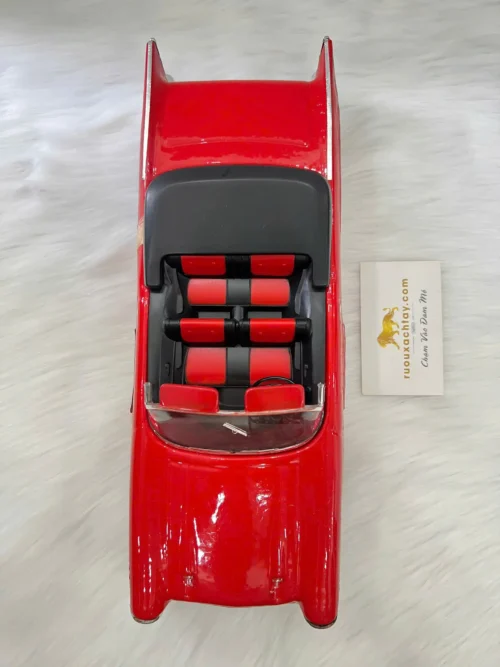 Jim Beam Whiskey 1957 Chevrolet Bel Air Convertible Red Decanter (4)