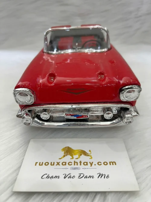 Jim Beam Whiskey 1957 Chevrolet Bel Air Convertible Red Decanter 9 Jim Beam Whiskey 1957 Chevrolet Bel Air Convertible Red Decanter (5)