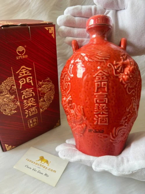 Long Đằng Vạn Lý - Kinmen Kaoliang Red Jar 1000ml (1)