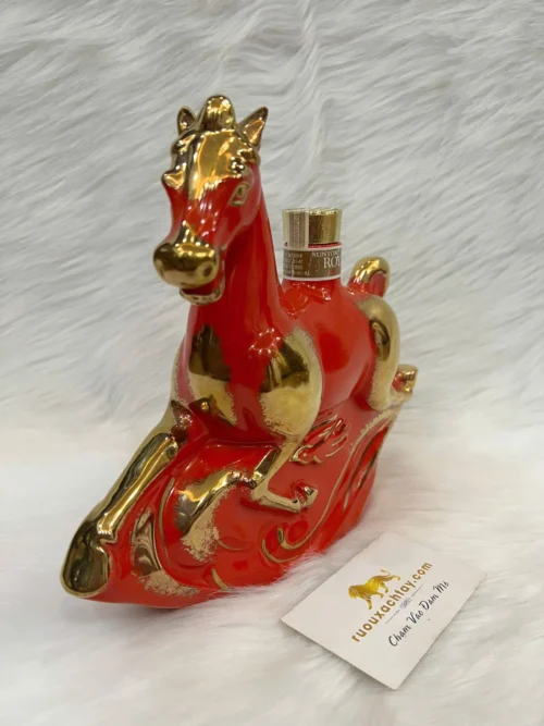 Suntory Royal Whisky 15 Year Old Red Horse Zodiac 2002 (6)