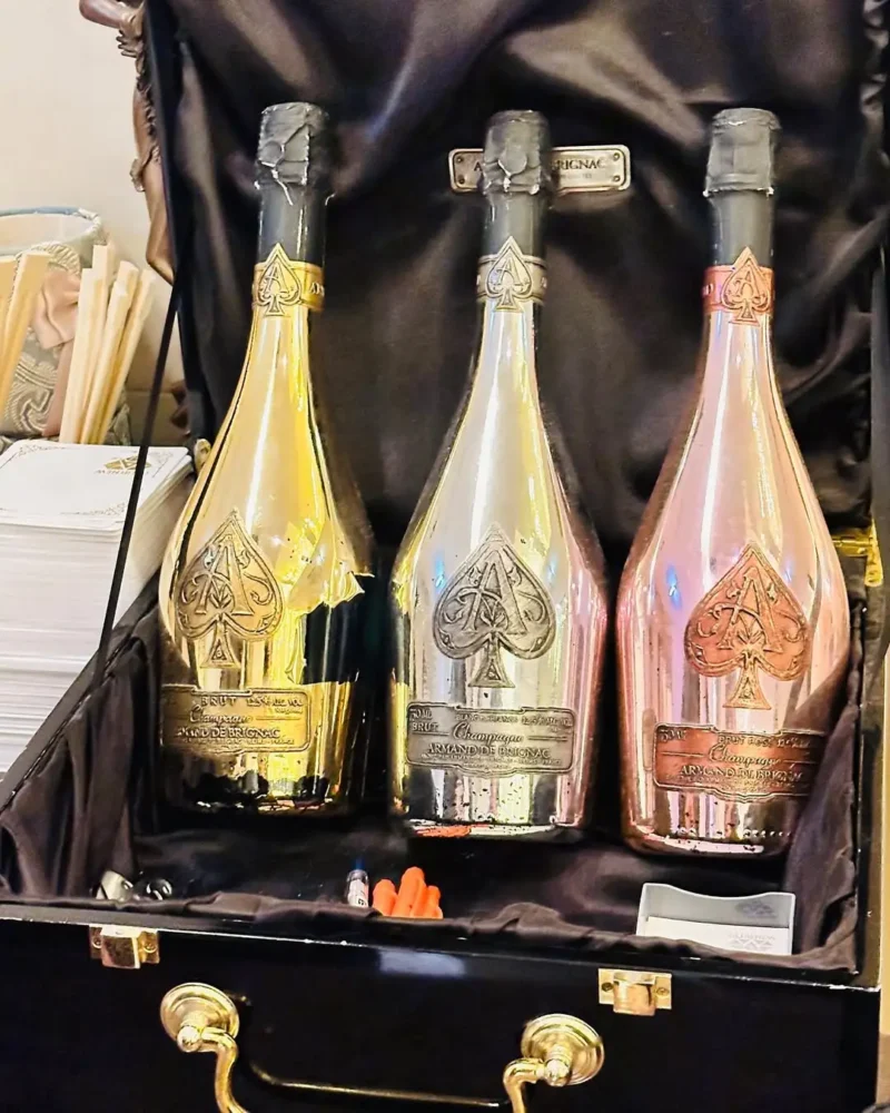 Bộ ba chai Champagne Armand de Brignac Ace of Spades PHIÊN BẢN GIỚI HẠN