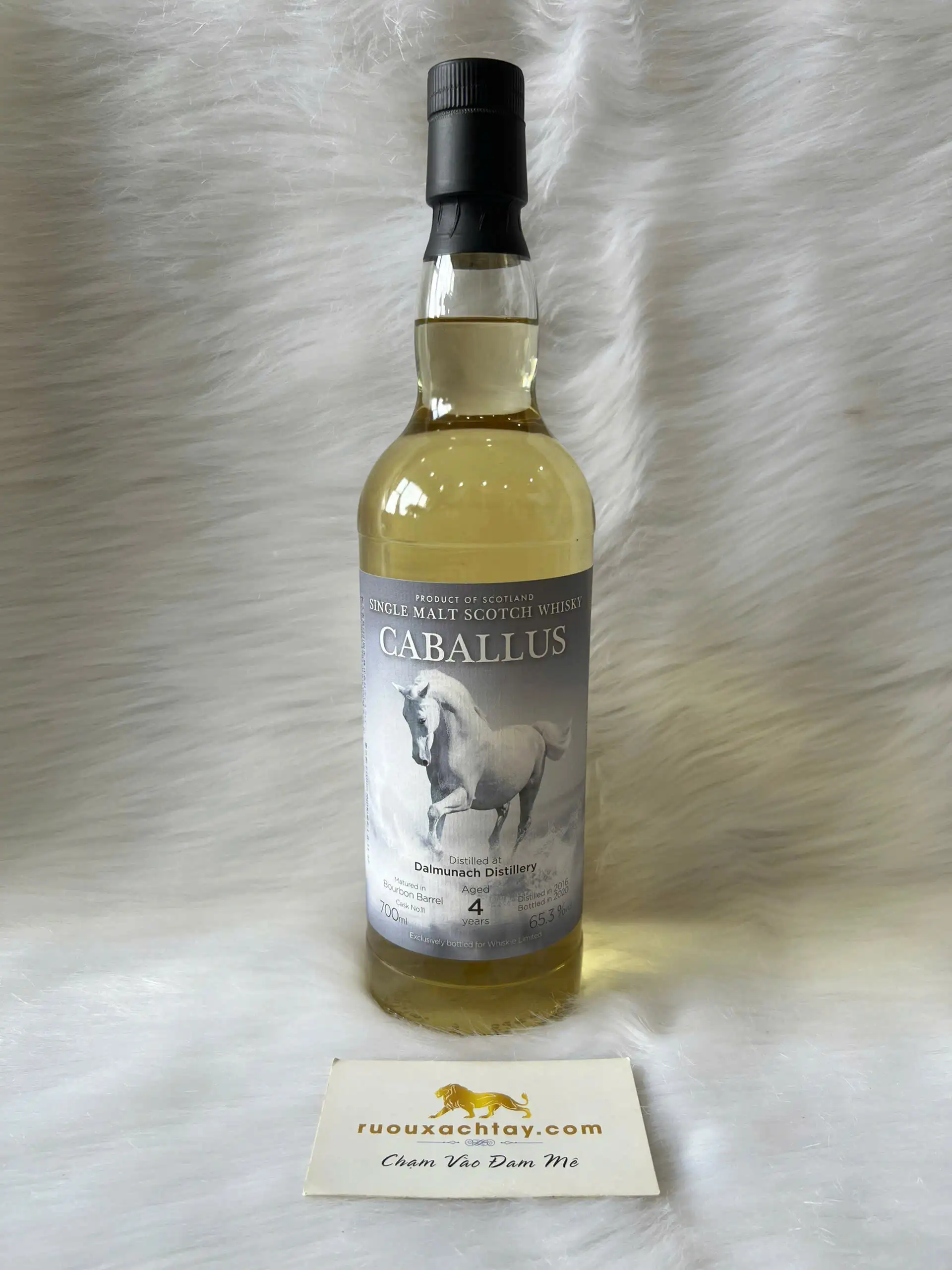 Caballus Single Malt Scotch Whisky - Dalmunach 4 Year Old 65.3% 2 Caballus Single Malt Scotch Whisky - Dalmunach 4 Year Old 65 (2)
