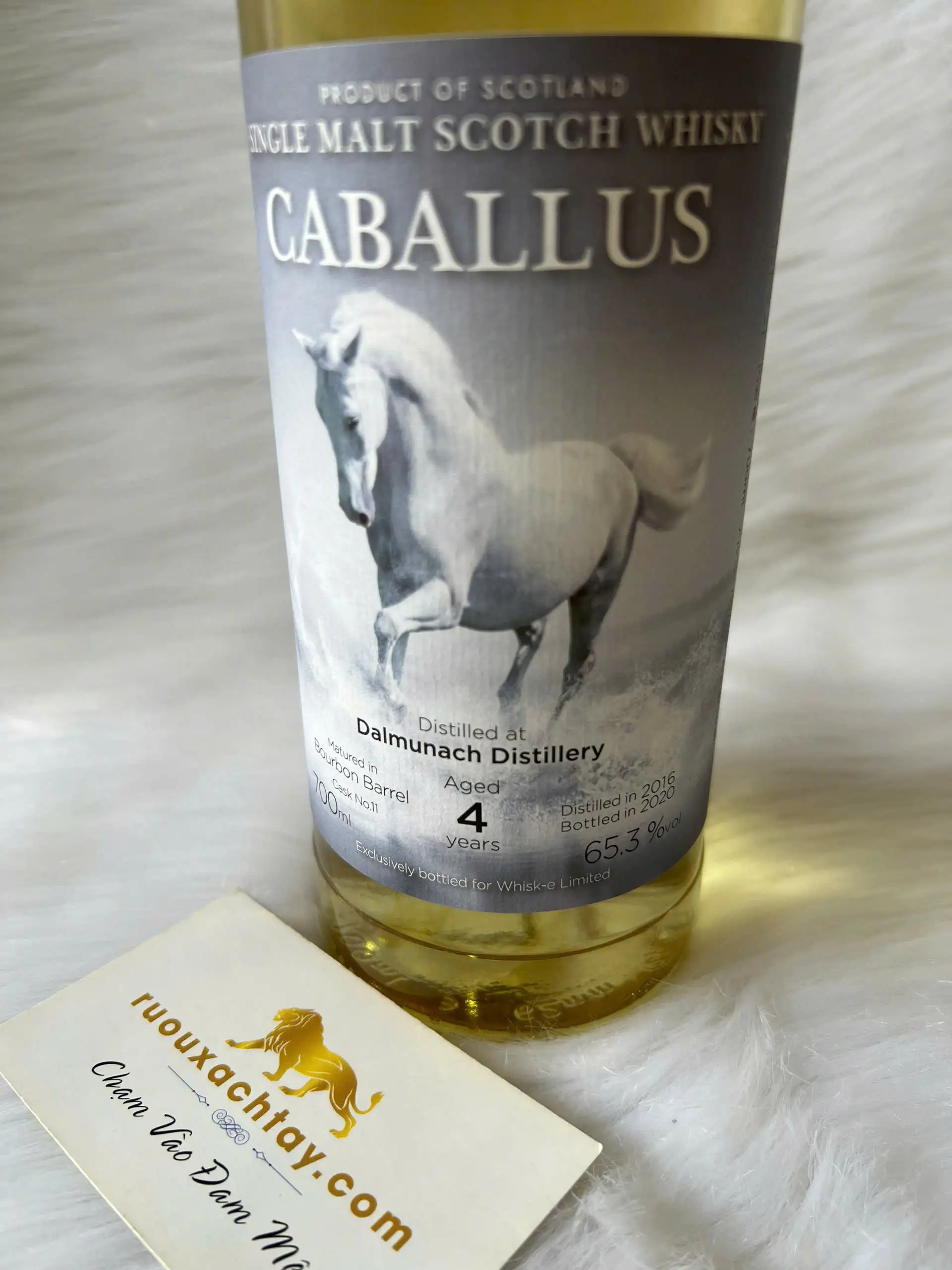 Caballus Single Malt Scotch Whisky - Dalmunach 4 Year Old 65.3% 3 Caballus Single Malt Scotch Whisky - Dalmunach 4 Year Old 65 (3)