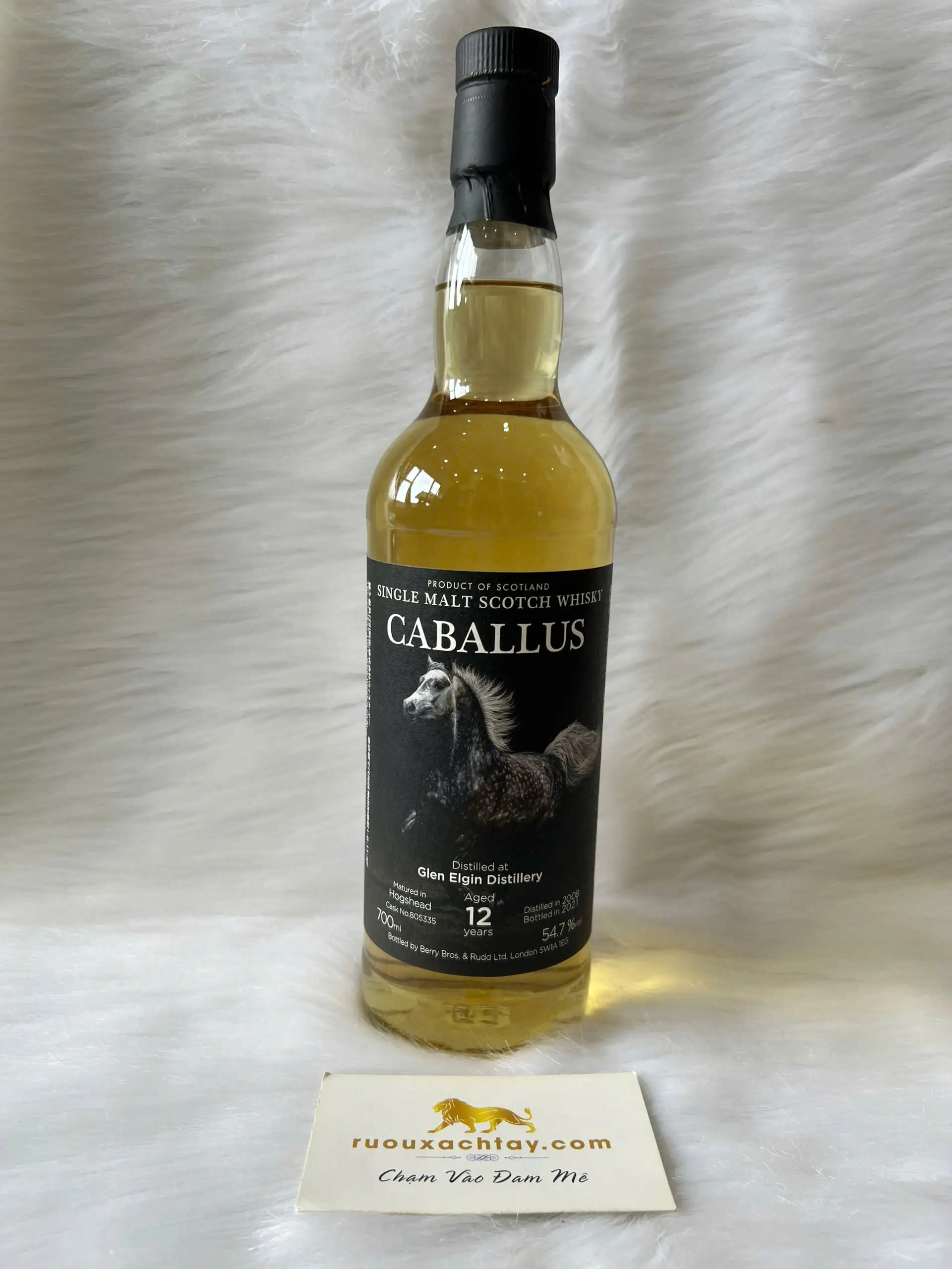 Caballus Single Malt Scotch Whisky - Glen Elgin 12 Year Old 54.7% 2 Caballus Single Malt Scotch Whisky - Glen Elgin 12 Year Old 54 (2)