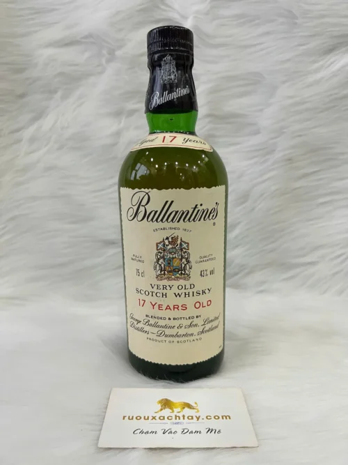 George Ballantine & Son's Ballantine's 17YO Very Old Scotch Blended Whisky for the Japanese Market - 1990s (43%, 75cl) (1)