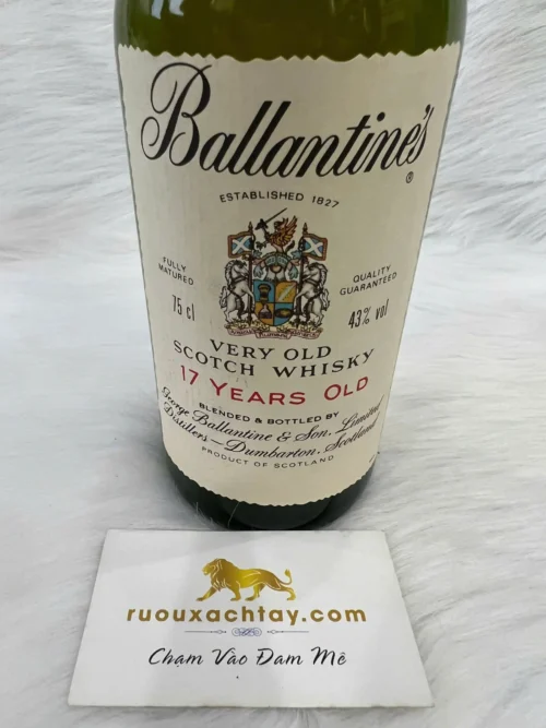 George Ballantine & Son's Ballantine's 17YO Very Old Scotch Blended Whisky for the Japanese Market - 1990s (43%, 75cl) (3)