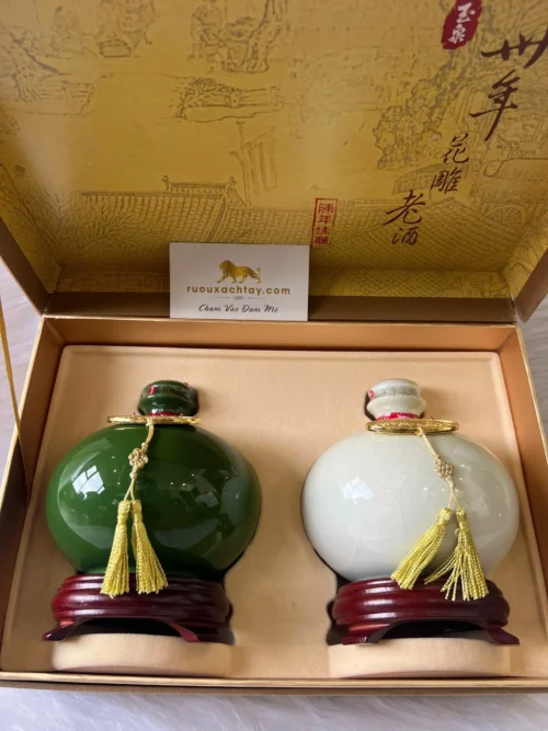 Rượu Croizet Napoleon White Porcelain Cognac 8 Rượu Thiệu Hưng 30 Năm Hồ Tiên Lão Tửu (Hua Tian Lau Chiew) (1)