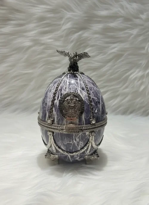 Rượu Vodka Trứng Sa Hoàng Imperial Collection Vodka Grey Marble (3)