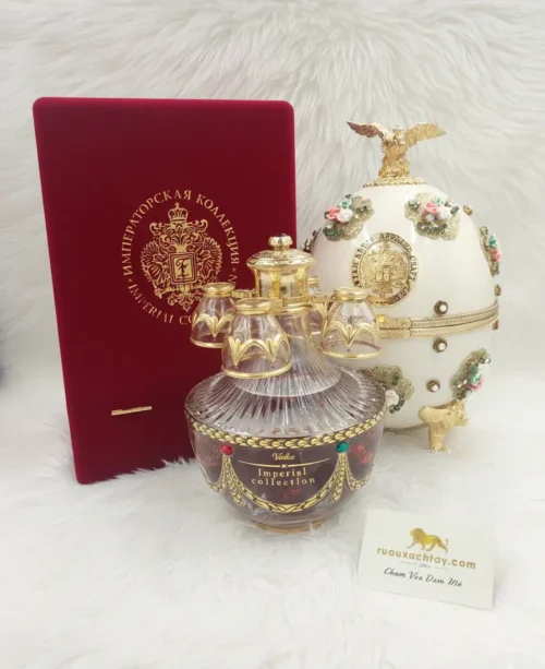 Sưu tầm Rượu Whisky – Khẳng Định Đẳng Cấp Mới Của Giới Thượng Lưu Việt Nam 18 Rượu Vodka Trứng Sa Hoàng Imperial Collection Vodka PEARL FLOWERS (1)