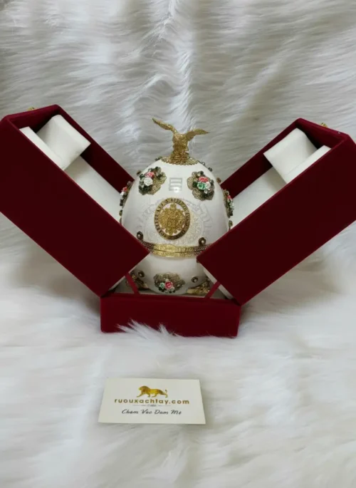 Rượu Vodka Trứng Sa Hoàng Imperial Collection Vodka PEARL FLOWERS (3)