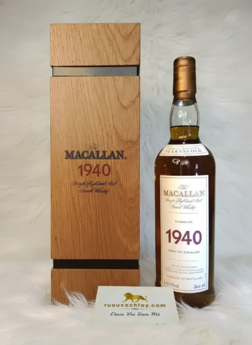 Rượu Mao Đài Chính Hãng Kweichow Moutai Group - 2006 52 Single Malt Scotch Whisky The Macallan Fine & Rare 1940 (1)