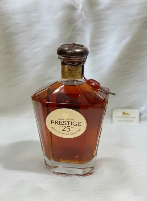 Suntory Prestige 25 Year Old Blended Whisky Kagami Crystal Decanter 700ml (7)