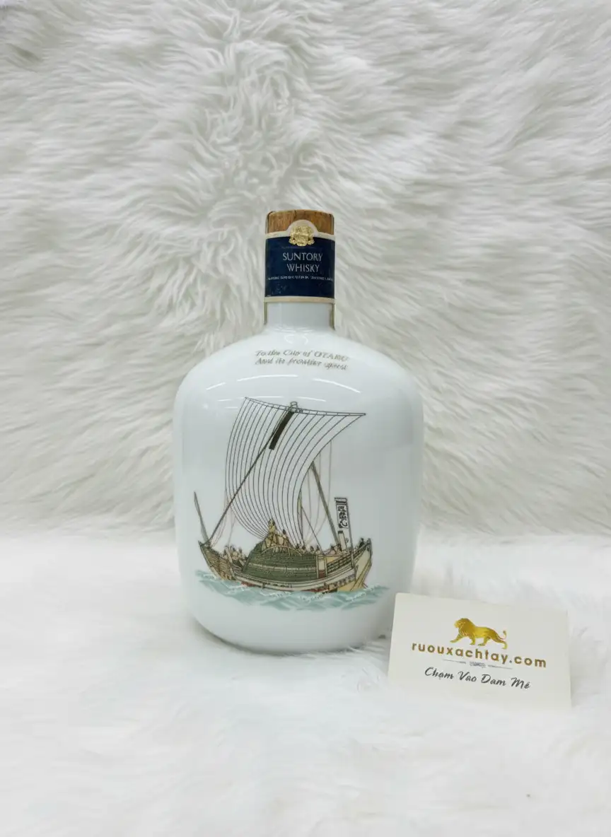 Suntory Whisky OTARU Ceramic Bottle 1 Suntory Whisky OTARU Ceramic Bottle