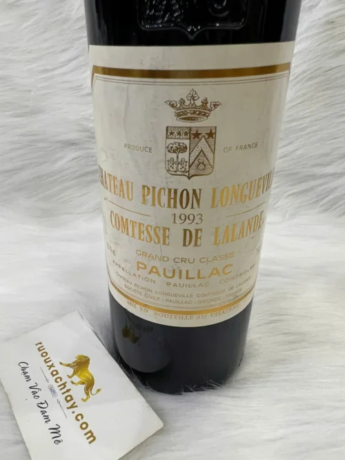 Vang Pháp Chateau Pichon Longueville Comtesse de Lalande 1993 5 Vang Pháp Chateau Pichon Longueville Comtesse de Lalande 1993 (2)