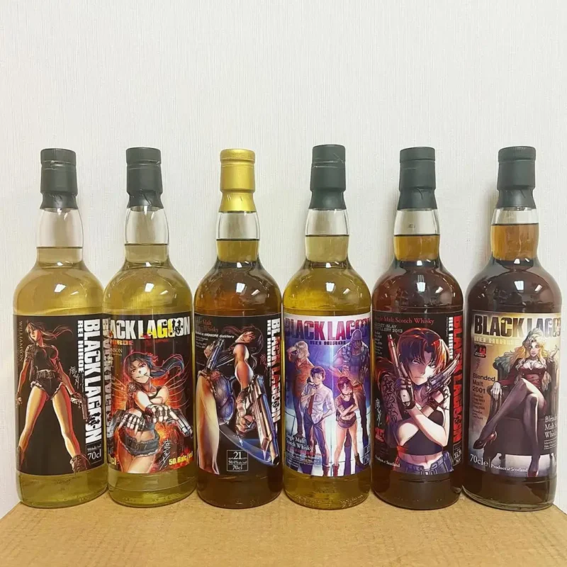 Sinlge Malt Scotch Whisky Black Lagoon - Ardmore 21yo 2 Big fan of Black Lagoon - Full set Whisky (1)