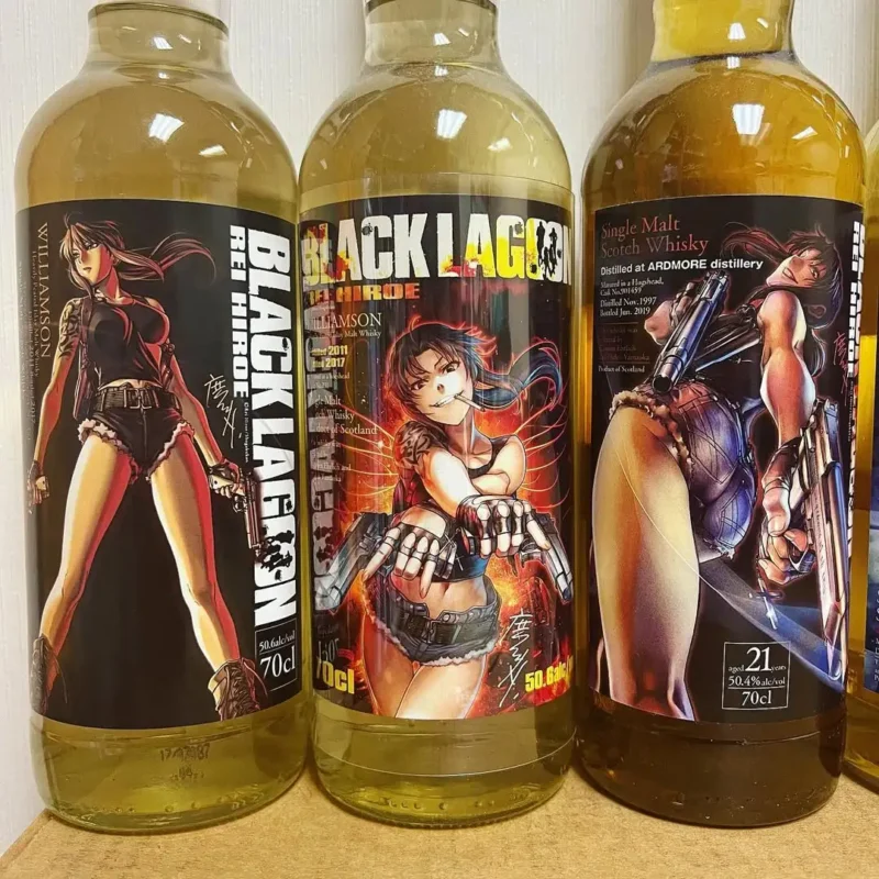 Sinlge Malt Scotch Whisky Black Lagoon - Ardmore 21yo 4 Big fan of Black Lagoon - Full set Whisky (3)