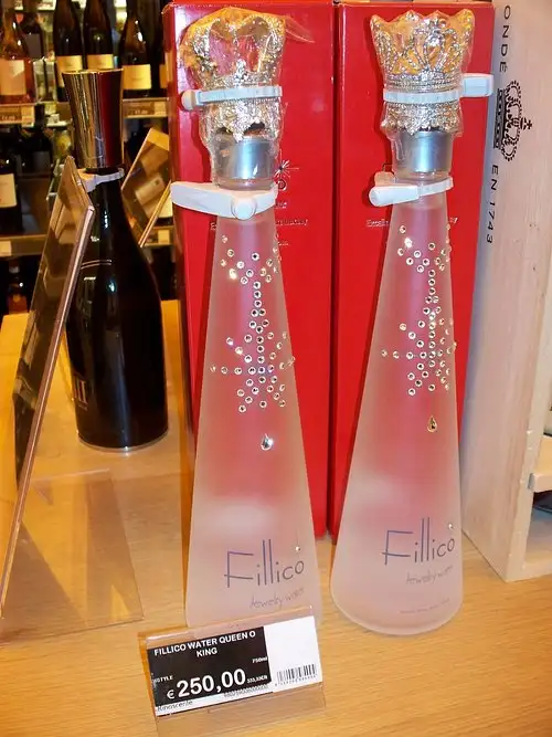 Giá Nước Khoáng Cao Cấp Fillico Jewelry Water tại EU