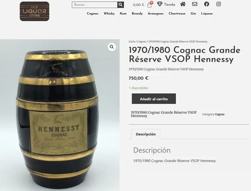 Giá rượu Hennessy Registered Decanter Napoleon Reserve - 1