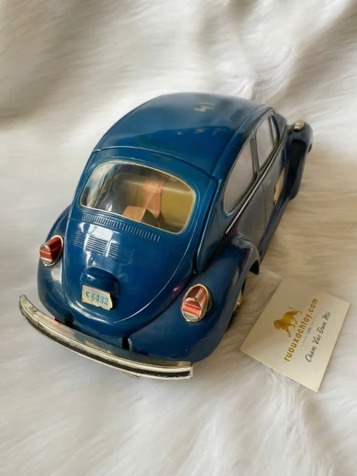 Jim Beam Whiskey Blue Volkswagen VW Bug Decanter 1973 8 Jim Beam Whiskey Blue Volkswagen VW Bug Decanter 1973 (2)