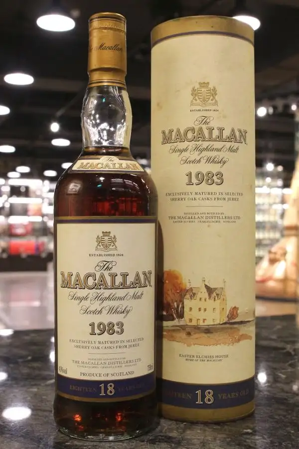 Macallan 18 Sherry Oak 1983 rất khó sở hữu