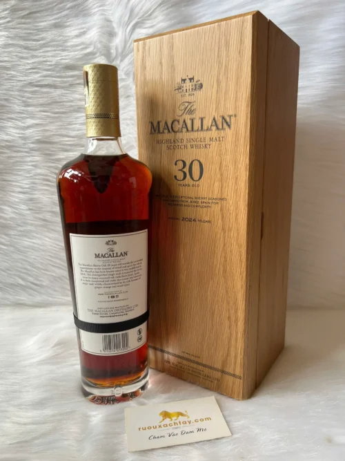 Macallan 30 Year Old Sherry Oak Highland Single Malt Scotch Whisky 2024 (4)