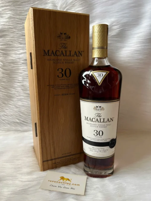 Macallan 30 Year Old Sherry Oak Highland Single Malt Scotch Whisky 2024 (6)