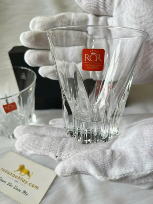 RCR Cristalleria Italia - Crystal Rock Glass (1)