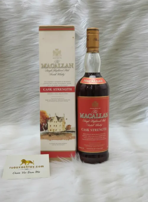 Single Malt Whisky Macallan Cask Strength Red Label