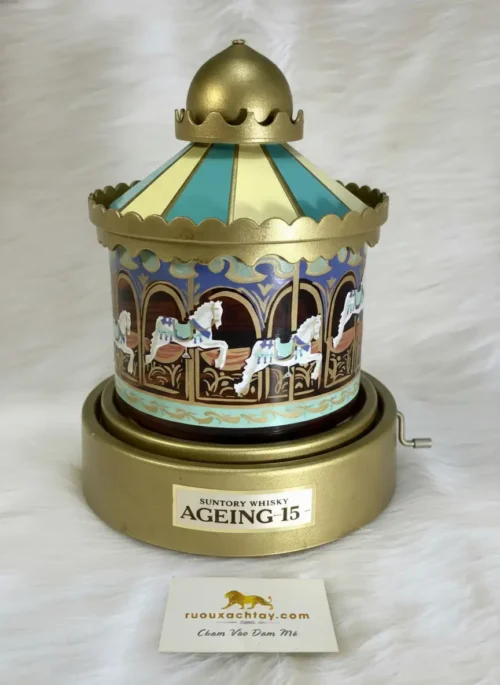 Suntory Whisky Ageing 15 Year Old Carousel Music Box
