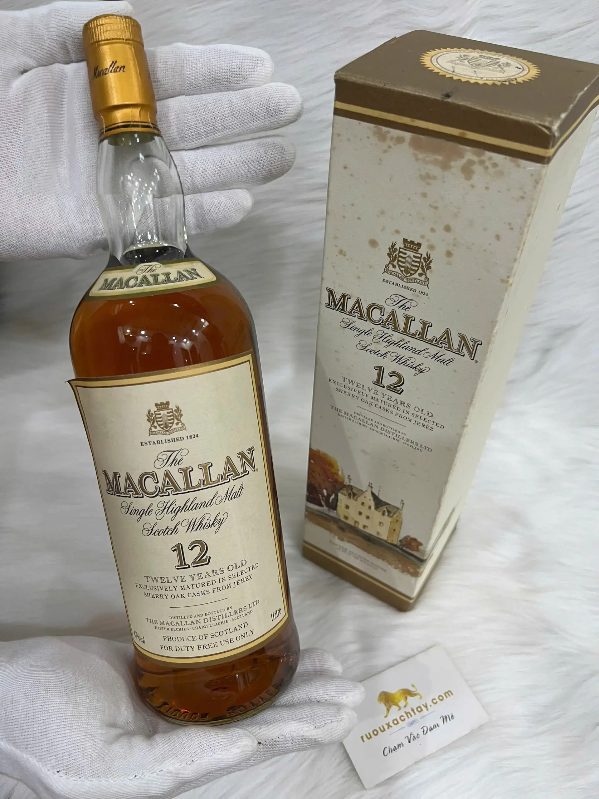 Macallan 12 Year Old Sherry Wood Single Malt Scotch Whisky, 1L, 43% ABV 3 Macallan 12 Year Old Sherry Wood Single Malt Scotch Whisky, 1L, 40% ABV (2)